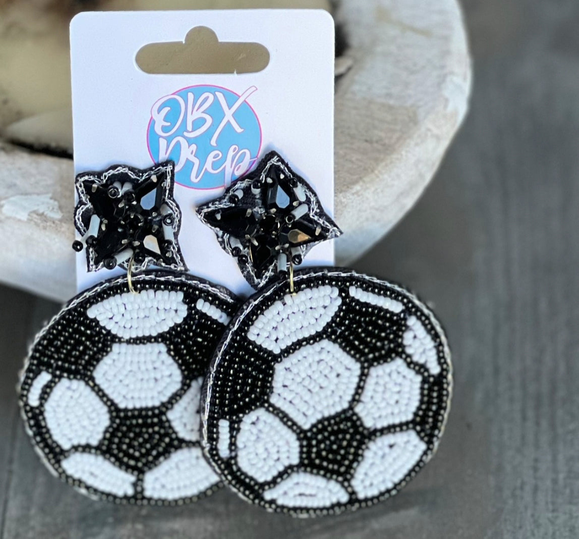 Soccer Earrings