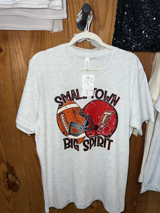 'Small Town Big Spirit' Graphic Tee