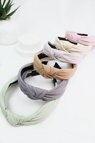 Ribbed Knotted Hairband