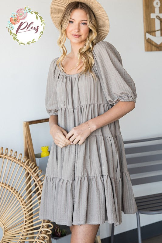 Grey Bubble Dress