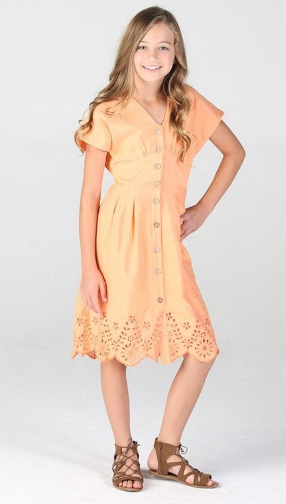 Eyelet dress