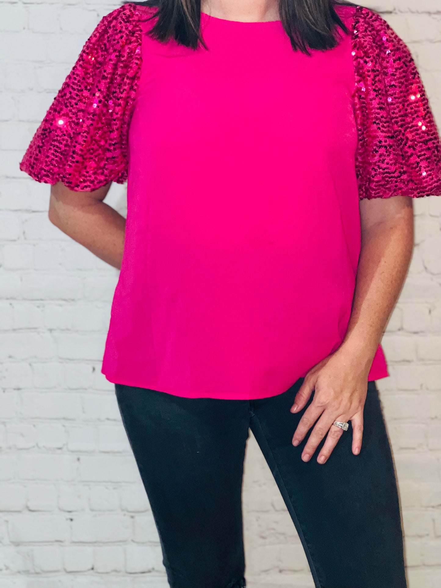 Barbie Girl Puff Sleeve Top